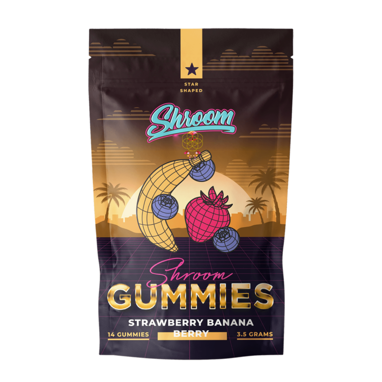 Magic Mushroom Gummies –Strawberry Banana Berry