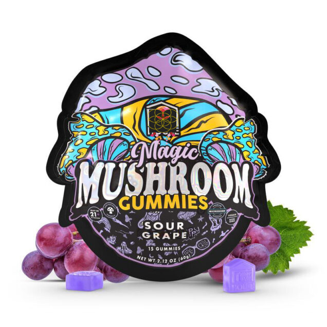 Sour Grape Magic Mushroom Gummies